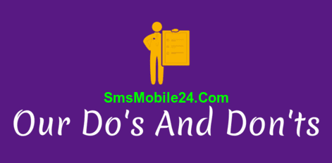 The Do's And Don'ts that guide the activities on our bulk SMS platform.
